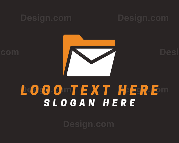 Mail Envelope Document Folder Logo