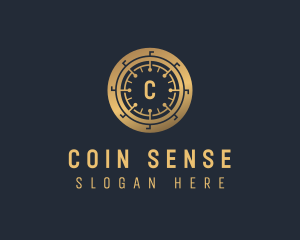 Cryptocurrency Stock Exchange logo design