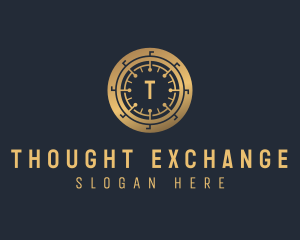 Cryptocurrency Stock Exchange logo design