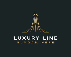 Luxury Real Estate Tower logo design