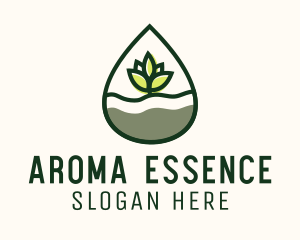 Organic Plant Oil logo design