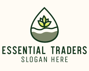 Organic Plant Oil logo design