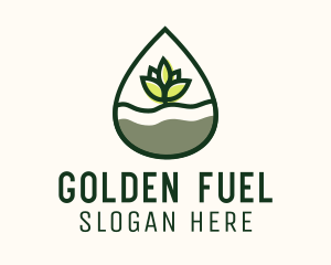 Organic Plant Oil logo design