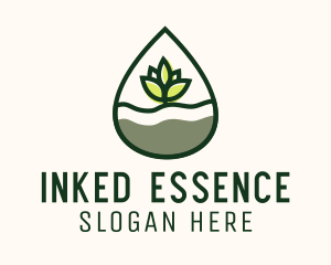 Organic Plant Oil logo design