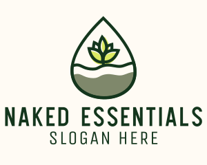 Organic Plant Oil logo design