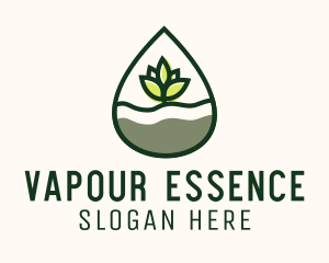 Organic Plant Oil logo design