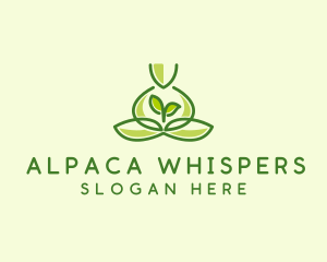 Leaf Yoga Spa logo design