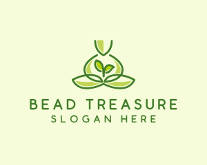 Leaf Yoga Spa logo design