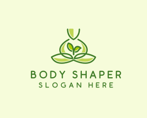 Leaf Yoga Spa logo design