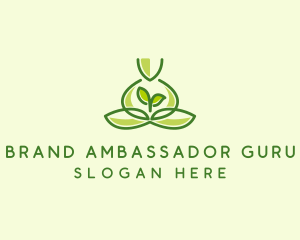 Leaf Yoga Spa logo design