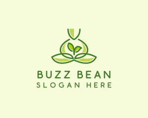 Leaf Yoga Spa logo design