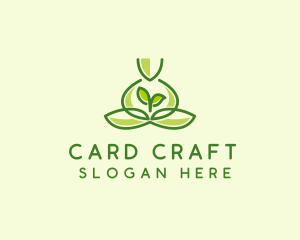 Leaf Yoga Spa logo design