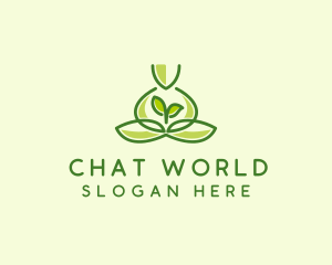 Leaf Yoga Spa logo design