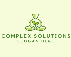 Leaf Yoga Spa logo design