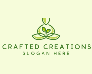 Leaf Yoga Spa logo design