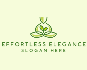 Leaf Yoga Spa logo design