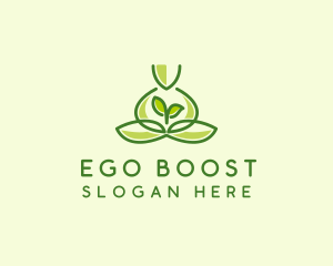 Leaf Yoga Spa logo design