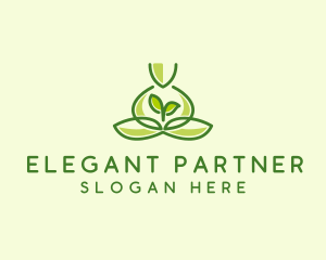 Leaf Yoga Spa logo design