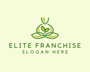 Leaf Yoga Spa logo design