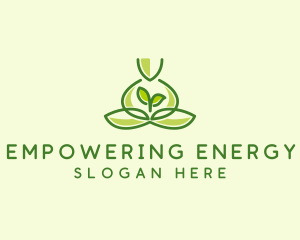 Leaf Yoga Spa logo design