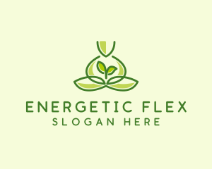 Leaf Yoga Spa logo design