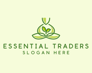 Leaf Yoga Spa logo design