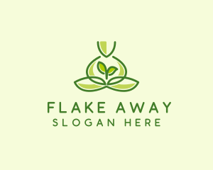 Leaf Yoga Spa logo design