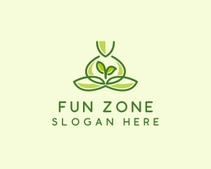 Leaf Yoga Spa logo design