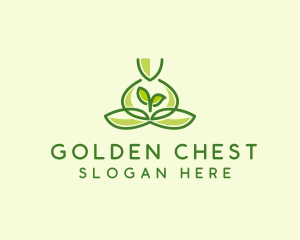 Leaf Yoga Spa logo design