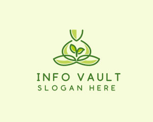 Leaf Yoga Spa logo design