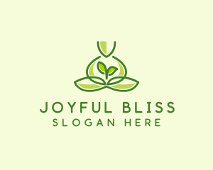 Leaf Yoga Spa logo design