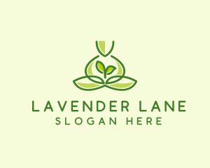 Leaf Yoga Spa logo design