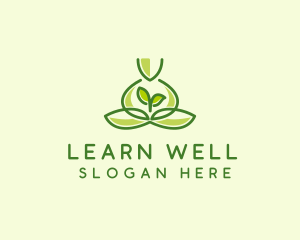 Leaf Yoga Spa logo design