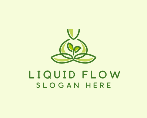 Leaf Yoga Spa logo design