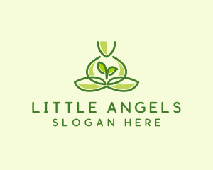 Leaf Yoga Spa logo design