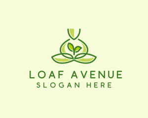 Leaf Yoga Spa logo design