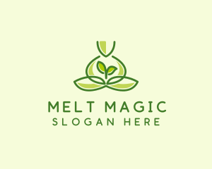 Leaf Yoga Spa logo design