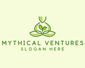 Leaf Yoga Spa logo design