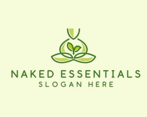 Leaf Yoga Spa logo design