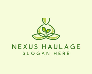 Leaf Yoga Spa logo design