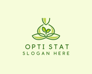 Leaf Yoga Spa logo design