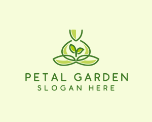 Leaf Yoga Spa logo design