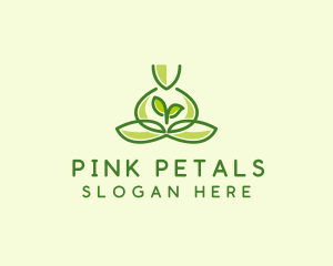 Leaf Yoga Spa logo design