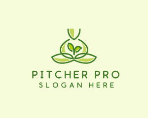 Leaf Yoga Spa logo design