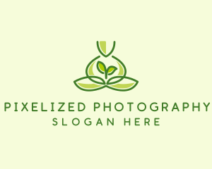 Leaf Yoga Spa logo design