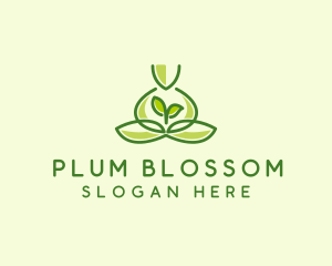 Leaf Yoga Spa logo design