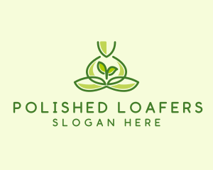 Leaf Yoga Spa logo design