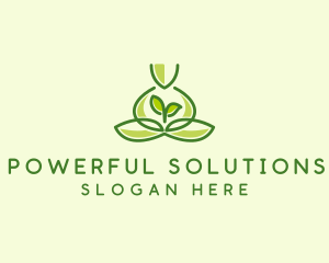 Leaf Yoga Spa logo design