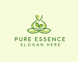 Leaf Yoga Spa logo design