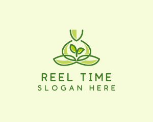 Leaf Yoga Spa logo design